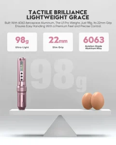 Biomaser U1 Pro Wireless PMU Machine 6 Levels Adjustable Stroke 2.0-3.5mm 12H Long Lasting for Eyebrow Lip Eyeliner