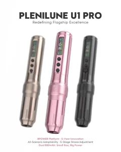 Biomaser U1 Pro Wireless PMU Machine 6 Levels Adjustable Stroke 2.0-3.5mm 12H Long Lasting for Eyebrow Lip Eyeliner