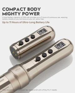 Biomaser U1 Wireless Tattoo Gun Rechargeable Long Battery Life Permanent Makeup Machine for Artists