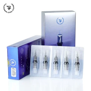 Biomaser Universal Tattoo Needle Cartridge for PMU Machine Longer Thinner Tips for Permanent Makeup
