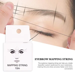 Black Bamboo Charcoal Eyeline Thread Eyebrow Mapping Thread