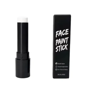 Black Cream Blendable Face Body Paint Stick for Adults Children Eye Use Non Toxic 3g Joker Costume OEM ODM