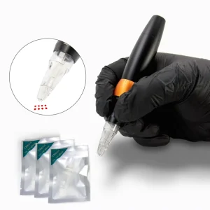 Black Electric Tattoo Pen Machine Gun Wireless and Portable for Eyebrow Lip Permanent Makeup