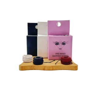 Black Eyebrow Mapping Thread High Pigmented Pre Inked Disposable Tattoo String All Skin Colors Permanent Makeup Plastic