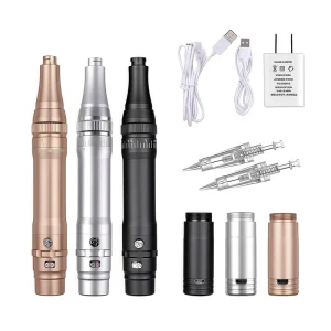 Black Microblading Wireless Tattoo Machine Pen Permanent Makeup Eyebrow Rotary Machine for Pigmentation