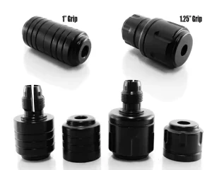 Black Plastic Twist Lock Tattoo Grips for Long Cartridge Needles
