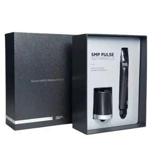 Black Scalp Micropigmentation Pen Factory Customizing Wireless PMU Machine Hair Tattoo Gun Customizing Tattoo Ink