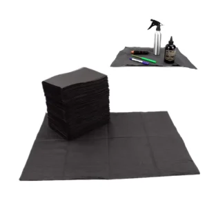 Black Tattoo Cleaning Disposable Tablecloth Dental Piercing Disposable Waterproof Sheet Paper Tattoo Accessories