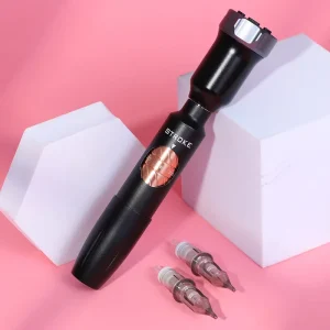 Black Tattoo Pen Universal Needle Wireless Tattoo Machine Permanent Makeup Machine