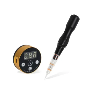 Black Universal Wireless Eyebrow Machine Digital Dermografo Microblading Biotech Permanent Makeup Machine Kit