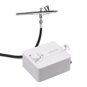 Blending Gradient Color Airbrush Nail Polish Glue Spray Gun Air Pump Nail Art Tool Basic Packaging