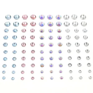 Bling Crystal Glitter Eye Jewels Rhinestone Stickers Body Face Decoration Festival Rave Makeup Stickers For Women
