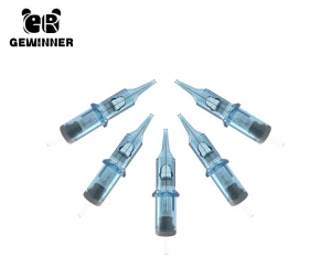 Blister Curved Magnum Disposable 316 Stainless Steel Permanent Tattoo Cartridge Needle for Eyebrow Permanent Makeup Multiple