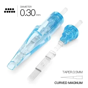 Blue Disposable RL RS M1 RM Tattoo Pen Machine Accessories Tattoo Needle Cartridge