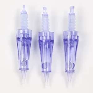 Blue Eyebrow Tattoo Needles Cartridge with Membrane for Permanent Makeup