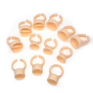 Blue Silicone Lash Microblading Permanent Pack Flower Tool Disposable Tattoo Cup Ink Ringcup Holder Ring Extension Eyelash Glue