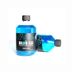 Blue Tattoo Care Soap Concentrate Pigment 500ml 1oz Reduces Swelling Pain PMU Permanent Makeup China 6 Bottles Case