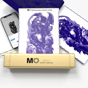 Bluetooth Tattoo Transfer Printer Wireless Thermal Tattoo Machine Wireless Tattoo Stencil Permanent Makeup Accessories