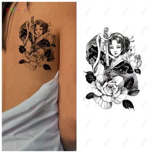 Body Arm Neck Chest Shoulder Realistic Temporary Tattoo Stickers