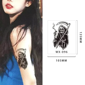 Body Art Arm Temporary Tattoo Stickers Hand Transfer Waterproof Party Set
