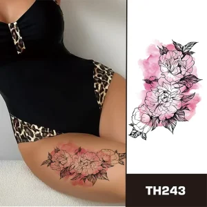 Body Art Fake Tattoo Sticker Temporary Waterproof Durable Arms Sleeve Tattoo Ink