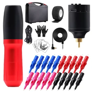 Body Art Japanese Motor Makeup Tattoo Ballpoint Cartridges MO Pen Machine Kit