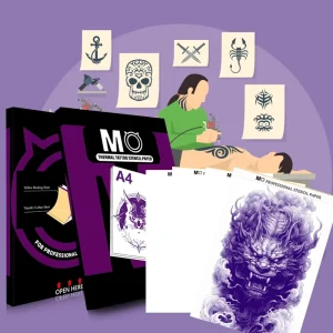 Body Art Permanent Makeup 100 Sheets box Transfer Printer A4 MO Tattoo Thermal Stencil Paper