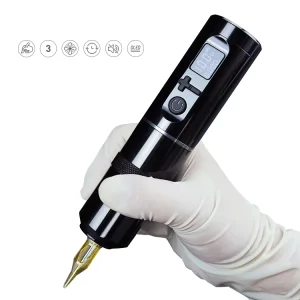 Body Art Professional Brushless Motor Tattoo Machine OLED 2200MAH Wireless Tattoo Machine Pen with 4.0mm Stroke