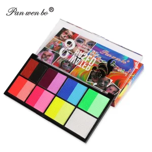 Body Art Supplies Face Painting Kit for Kids Halloween Face Paint 8 Colors Body Face Oil Paint Kit
