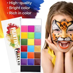 Body Art Supplies Rainbow Children’s Paint Set Makeup Face Paint Halloween Christmas Holiday Decoration Oil Painting