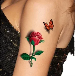 Body Art Temporary Tattoo Stickers Waterproof and Lasting a Weeks Custom Design From Factory