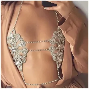 Body Chain Jewelry for Women Para El Cuerpo High Quality Lingerie Jewelry Bikini Rhinestone Fashion Jewelry Body Chainxxx