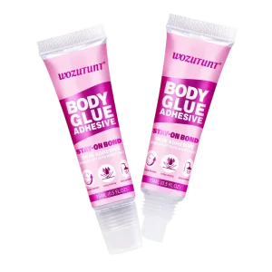 Body Glue for Clothing & Skin 15ml Sweat Resistant Skin Adhesive for Dancers, Face Jewels, Glitter Glue