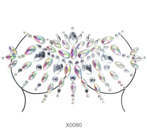 Body Jewel Stickers Crystal Nipple Tattoo Chest Resin Rhinestone Breast Body Jewels Sticker