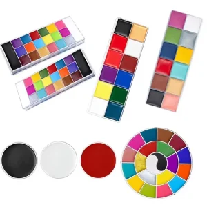 Body Paint 20-Color Set Water-Soluble Pigments Halloween Makeup Kit