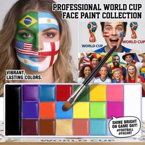 Body Paint Cream Professional Makeup Matte Waterproof Long Lasting Face Paint for Party Halloween Cosplay Clown Makeup