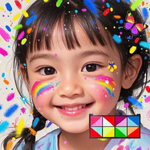 Body Painting Supplies Children’s Face Paint Set Practical Halloween Cosplay Makeup Sticks Kid Safe Face Paint