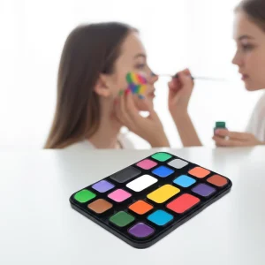 Body Painting Supplies Face And Body Painting Nude Lady Make Up Pride Face Paint With Stencils Sponges