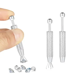 Body Piercing Jewelry Ball Grabber Tool for Changing Jewelry Flat Back Earring Tool Body Piercing Kit Small Parts Pickup Tools