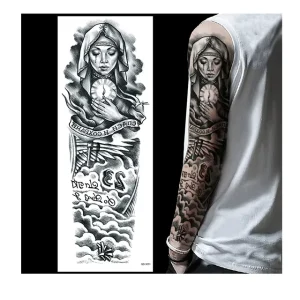 Body Tattoo Sticker Custom Design Dark Series Sexy Colorful CMYK 60x105mm Temporary Tattoo Lasting 3-7 Days
