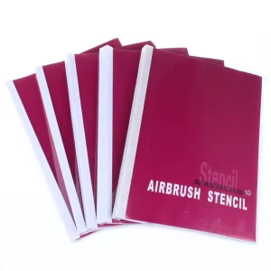 Book 20 Tattoo Designs Temporary Airbrush Tattoo Stencil With Paper Templates for Body Art Makeup Cosmetics