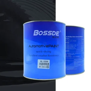 Bossde Automotive 2K Blue Phase Special Black Acrylic Paint System 4L Strong Coverage Durable for Car Body Refinish Spray