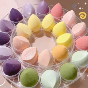 Bouncy Makeup Sponges Custom Logo Oem Bulk Foundation Blending Blender Professional Beauty Puff