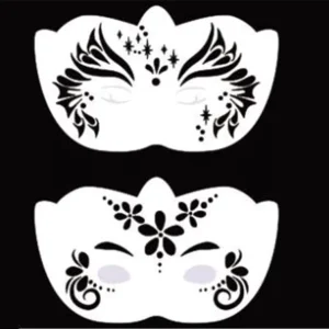 Boys and Girls Practice Board Water Based Glitter Makeup Sponge for Body Art Easy to Wash Beauty Cosmetic Template