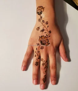Bridal Henna Tattoo Stencils Design Temporary PVC Hands Art Sticker Template