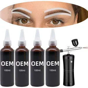 Brow Tint Dye Private Label Natural Tinted Eyebrow Styling Gel Semi Permanent Long Lasting Eyebrow Henna Tint