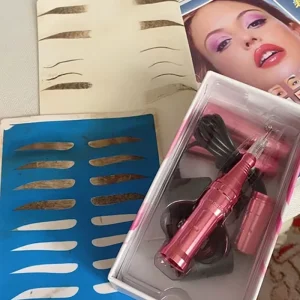 Brow and Lip Professional Tattoo Micro Blade Set Micro Pigmentation Machine PMU Wireless Permanent Makeup Machine