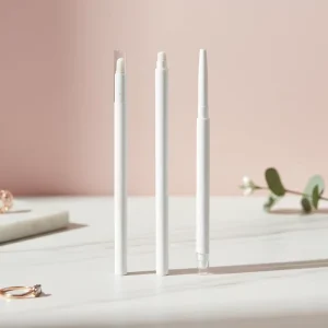 Brush Head Hidden Knife Kajal Custom Logo Waterproof Microblading Automatic Rotation White Eyebrow Pencil