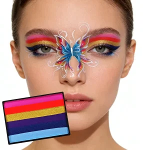 Bulk 69g Children’s Face Body Paint Natural Plant-Based Skin Harmless Highly Pigmented Water-Soluble Customized Colors for All