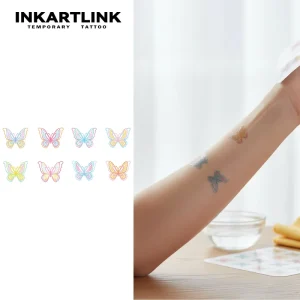 Bulk Price Low MOQ Popular Eco Friendly Colorful Temporary Tattoo Stickers for Arms Face Kids Girls Woman Sexy Fashionable Paper